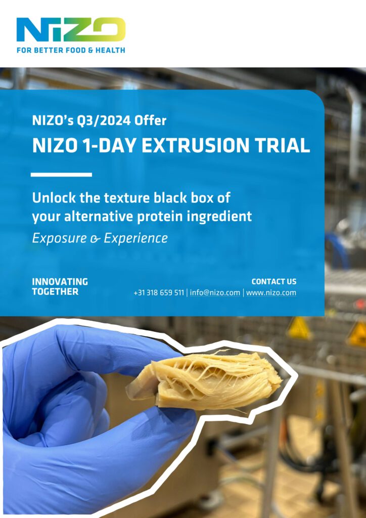 NIZO 1-day Extrusion Trial – Unlock the texture black box of your alternative protein ingredient